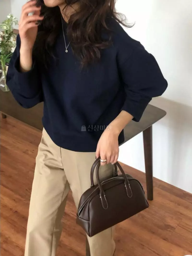 Ala Mode - Korean Women Fashion - #romanticstyle - Wave Sweatshirt - 3