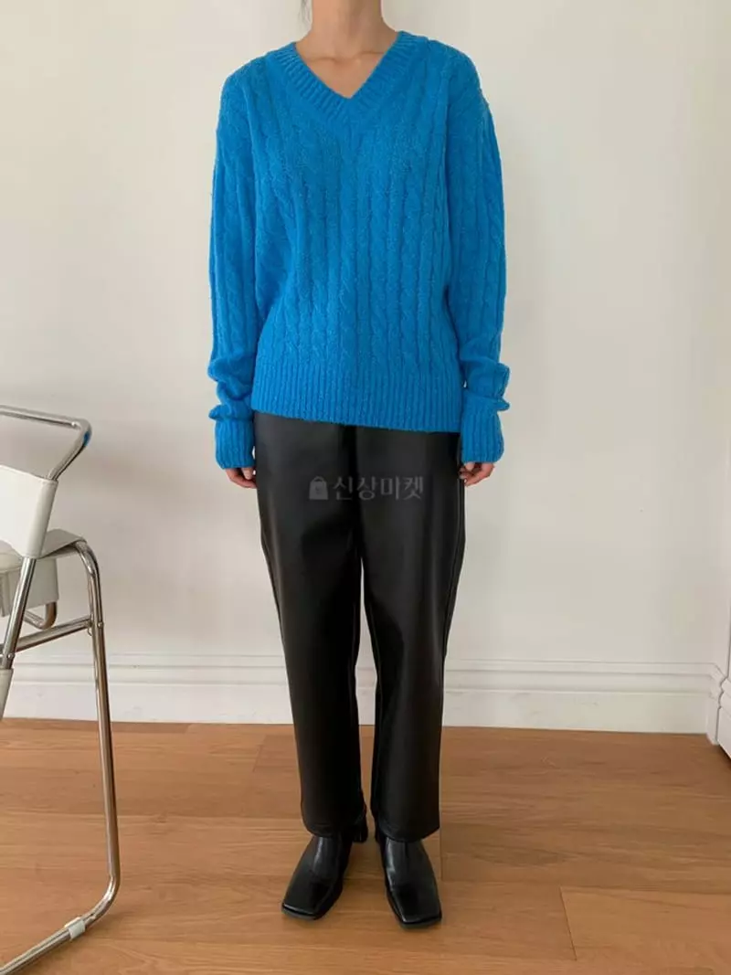 Ala Mode - Korean Women Fashion - #shopsmall - All Bookle Twist Knit - 3