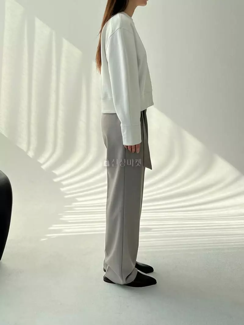 Ala Mode - Korean Women Fashion - #womensfashion - Sandar Belt Pants - 3