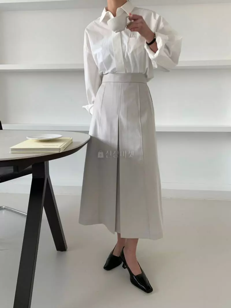 Ala Mode - Korean Women Fashion - #womensfashion - Line Skirt