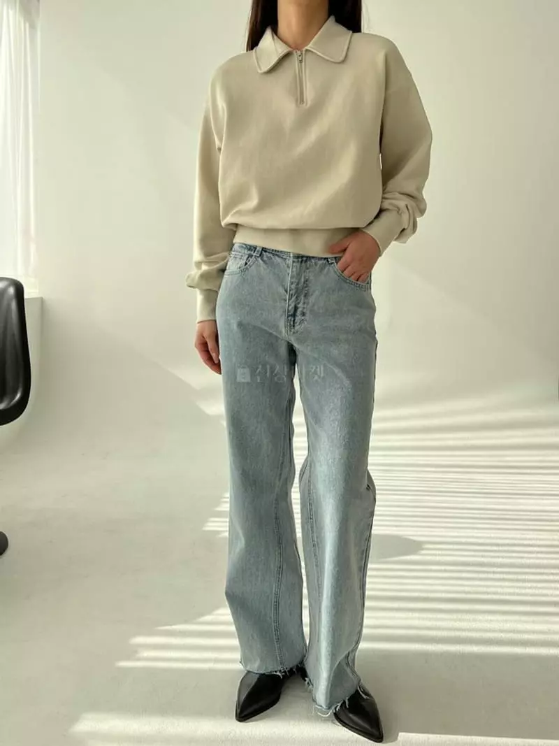 Ala Mode - Korean Women Fashion - #womensfashion - Gate Sweatshirt - 3