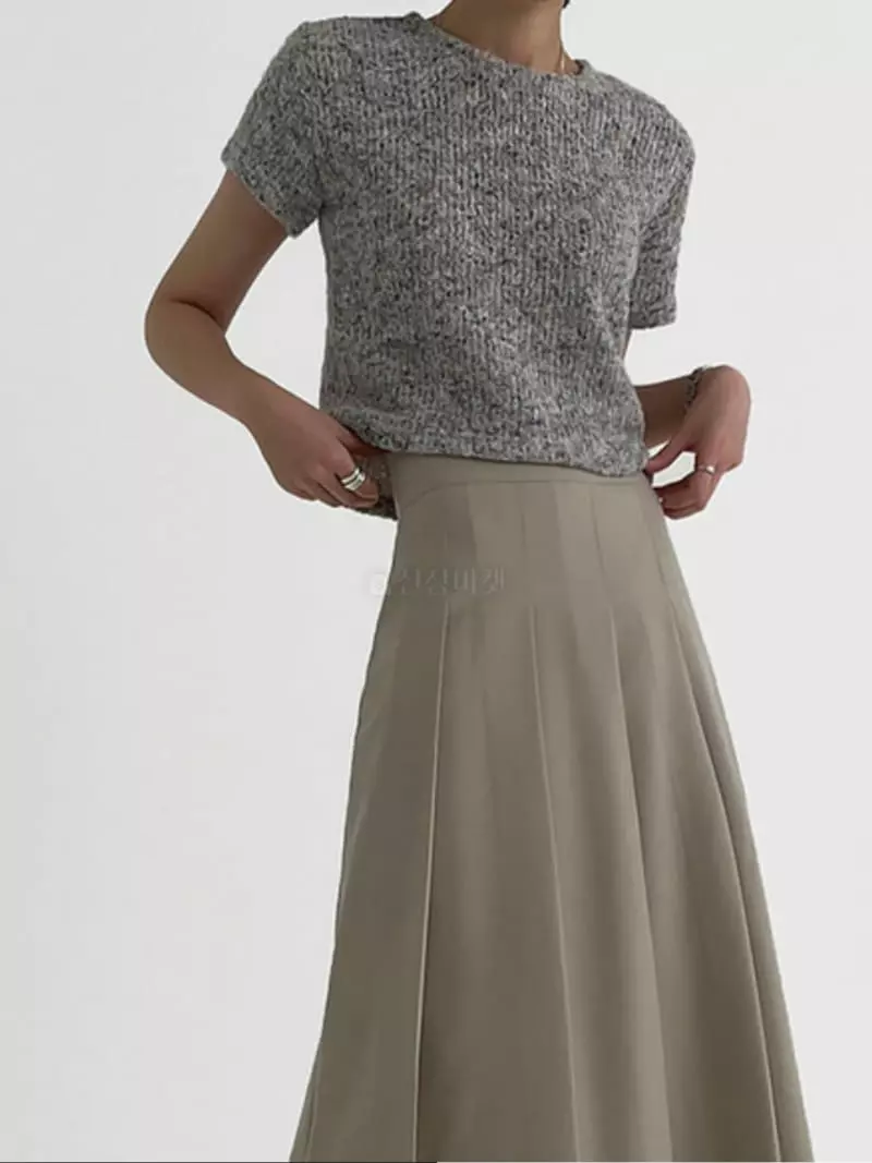 Alike - Korean Women Fashion - #momslook - All Scorn Short Sleeves Tee - 5