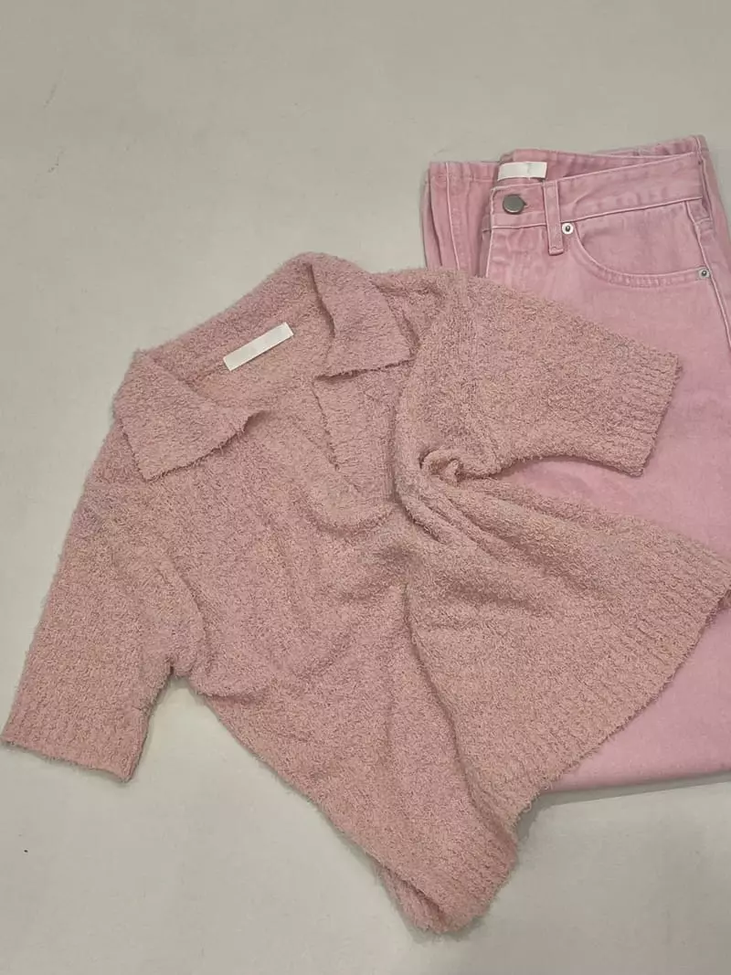 Alike - Korean Women Fashion - #romanticstyle - Bookle Collar Knit - 5
