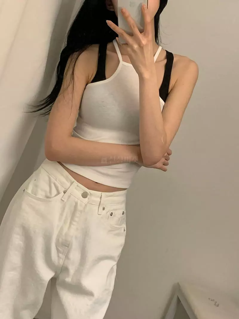 Alike - Korean Women Fashion - #shopsmall - Mood White Jeans - 5