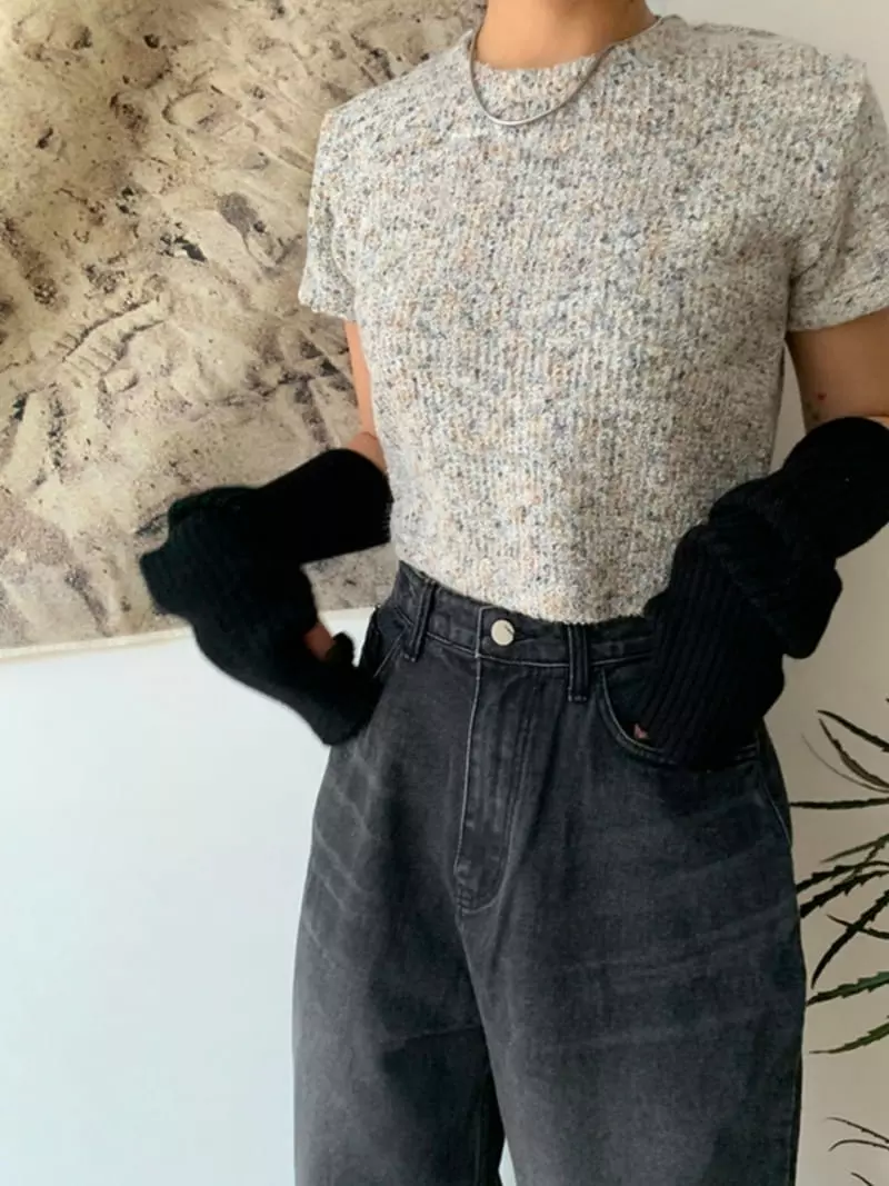 Alike - Korean Women Fashion - #vintagekidsstyle - All Scorn Short Sleeves Tee - 8