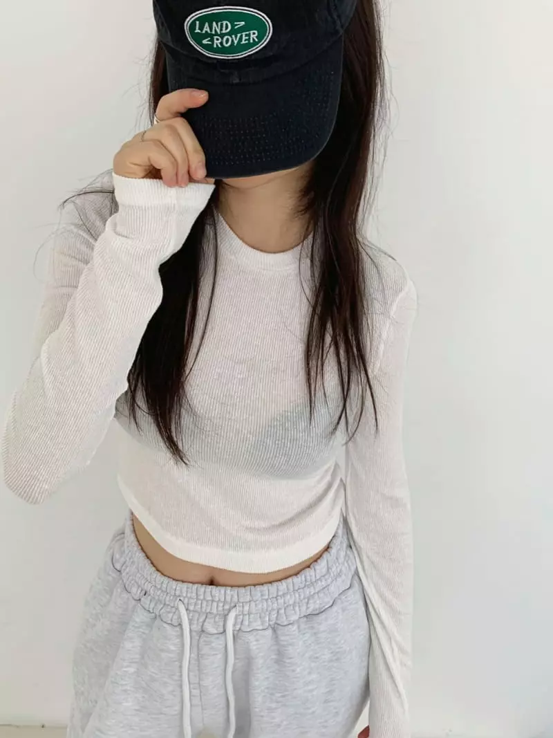 Alike - Korean Women Fashion - #womensfashion - Two Torn Crop Tee - 3