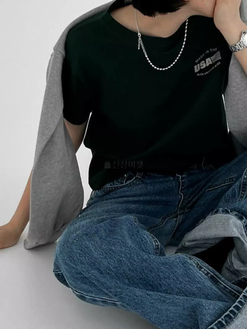 Alike - Korean Women Fashion - #momslook - USA Short Sleeves Tee - 4
