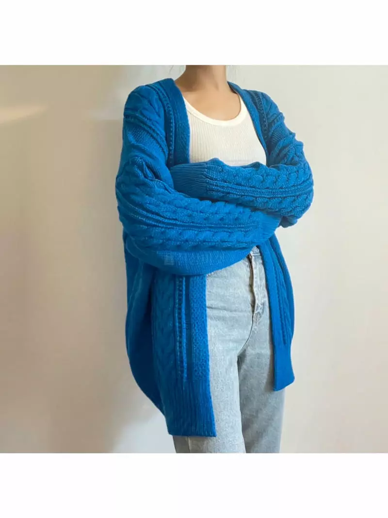All Vibe - Korean Women Fashion - #momslook - Robe Boxy Cardigan