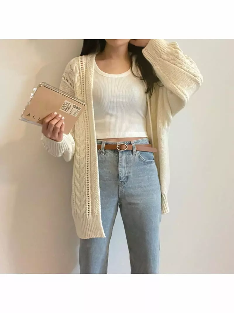 All Vibe - Korean Women Fashion - #thelittlethings - Robe Boxy Cardigan - 10
