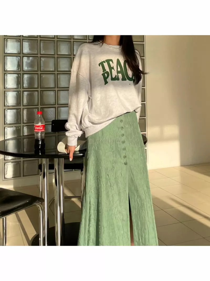 All Vibe - Korean Women Fashion - #vintageinspired - Button Skirt