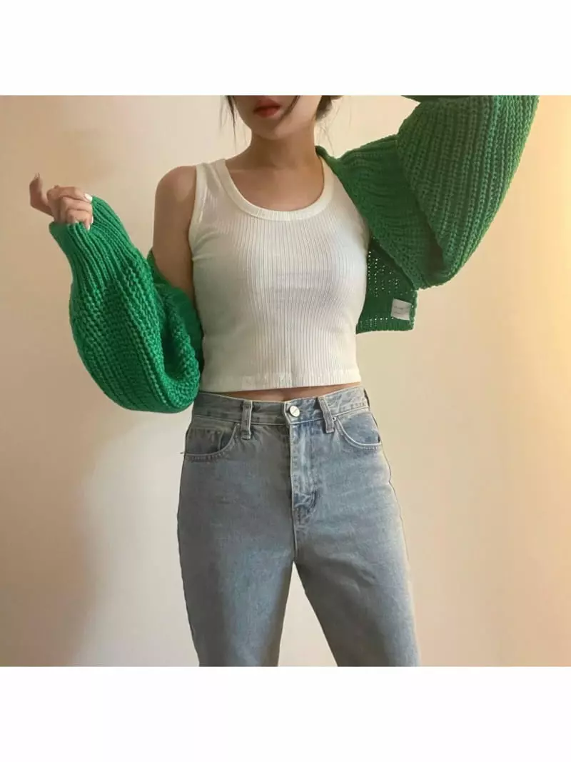 All Vibe - Korean Women Fashion - #vintagekidsstyle - Song Song Bolero Cardigan - 3