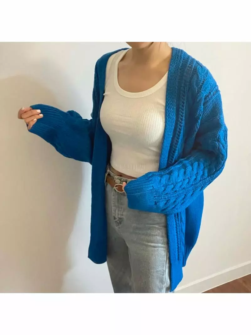 All Vibe - Korean Women Fashion - #womensfashion - Robe Boxy Cardigan - 2