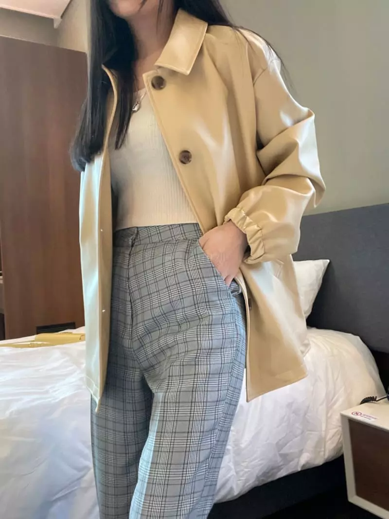 All Vibe - Korean Women Fashion - #womensfashion - Leather Jacket - 9