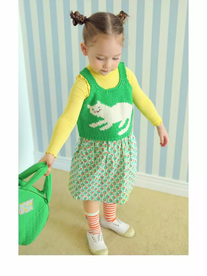 Amber - Korean Children Fashion - #childofig - Joy Knit Crop Vest