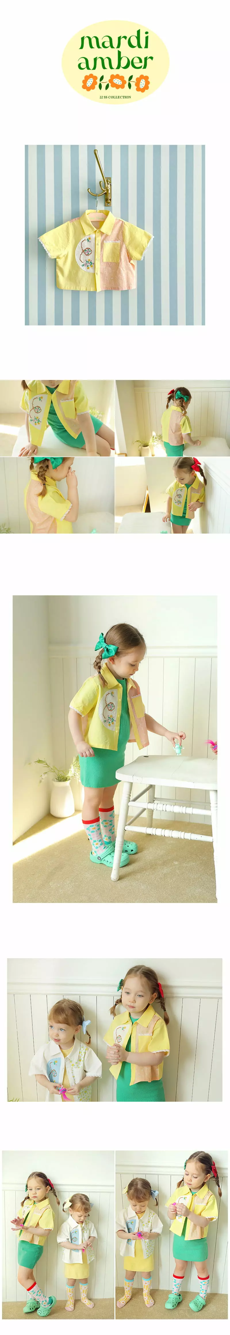 Amber - Korean Children Fashion - #childofig - Ellui Shirt - 2