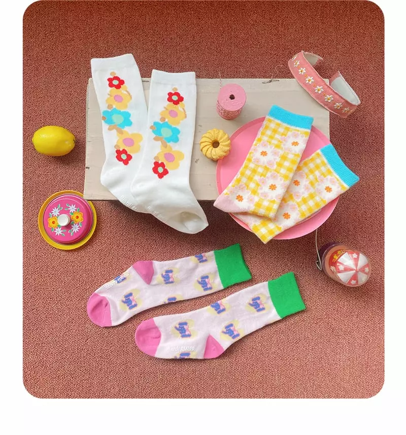 Amber - Korean Children Fashion - #minifashionista - Ggiri Socks [set of 3]