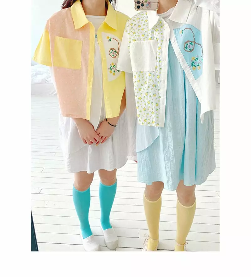 Amber - Korean Women Fashion - #womensfashion - Mom Ellui Shirt