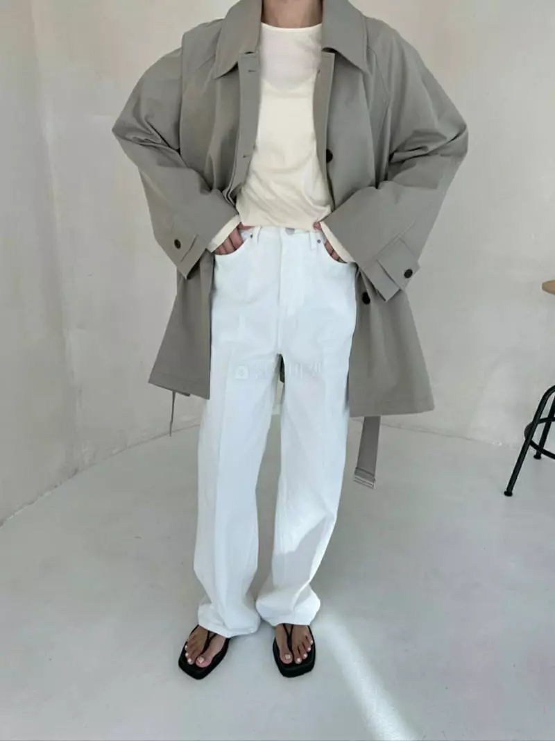 Ann Margret - Korean Women Fashion - #momslook - Cotton Trench - 3