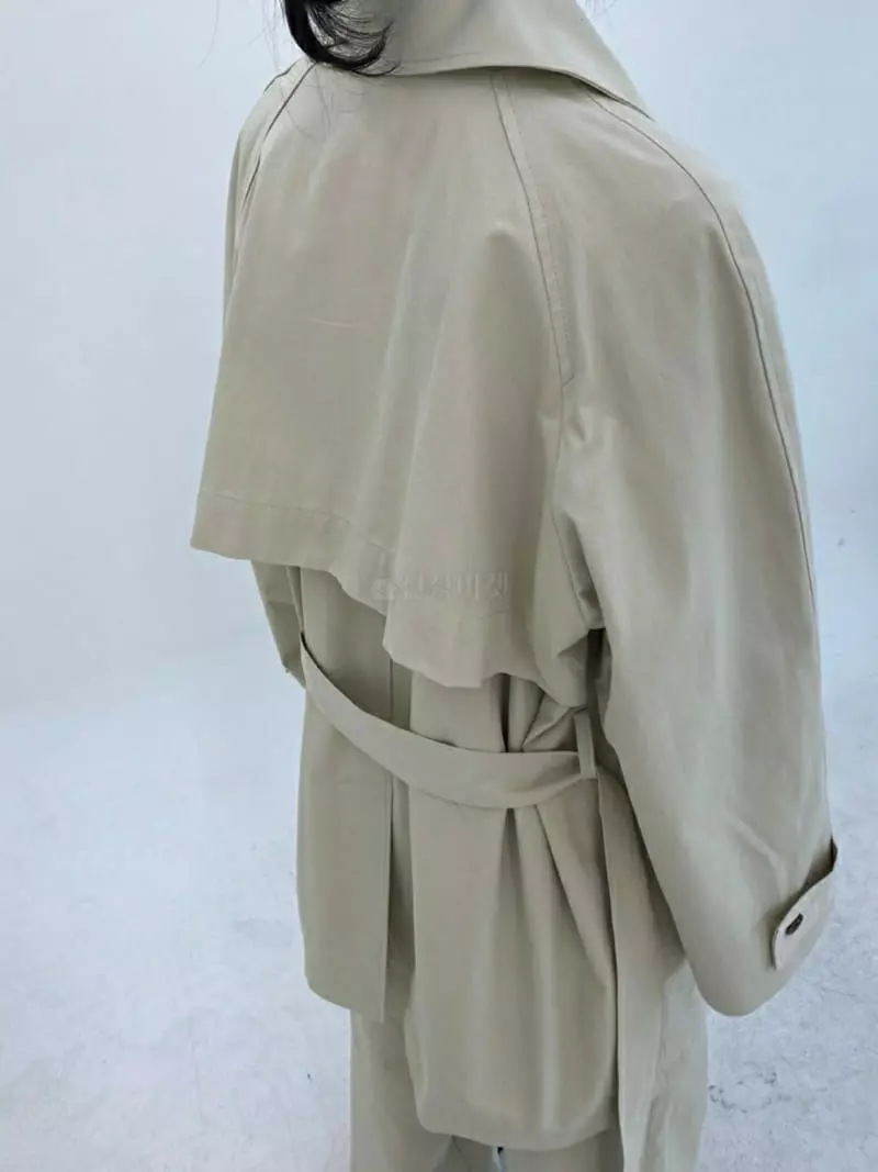 Ann Margret - Korean Women Fashion - #momslook - Cotton Trench - 5
