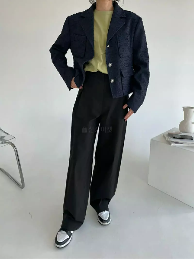 Ann Margret - Korean Women Fashion - #momslook - Cotton Tuck Pants - 2