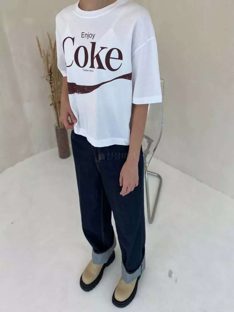 Ann Margret - Korean Women Fashion - #momslook - Coc Crop Tee