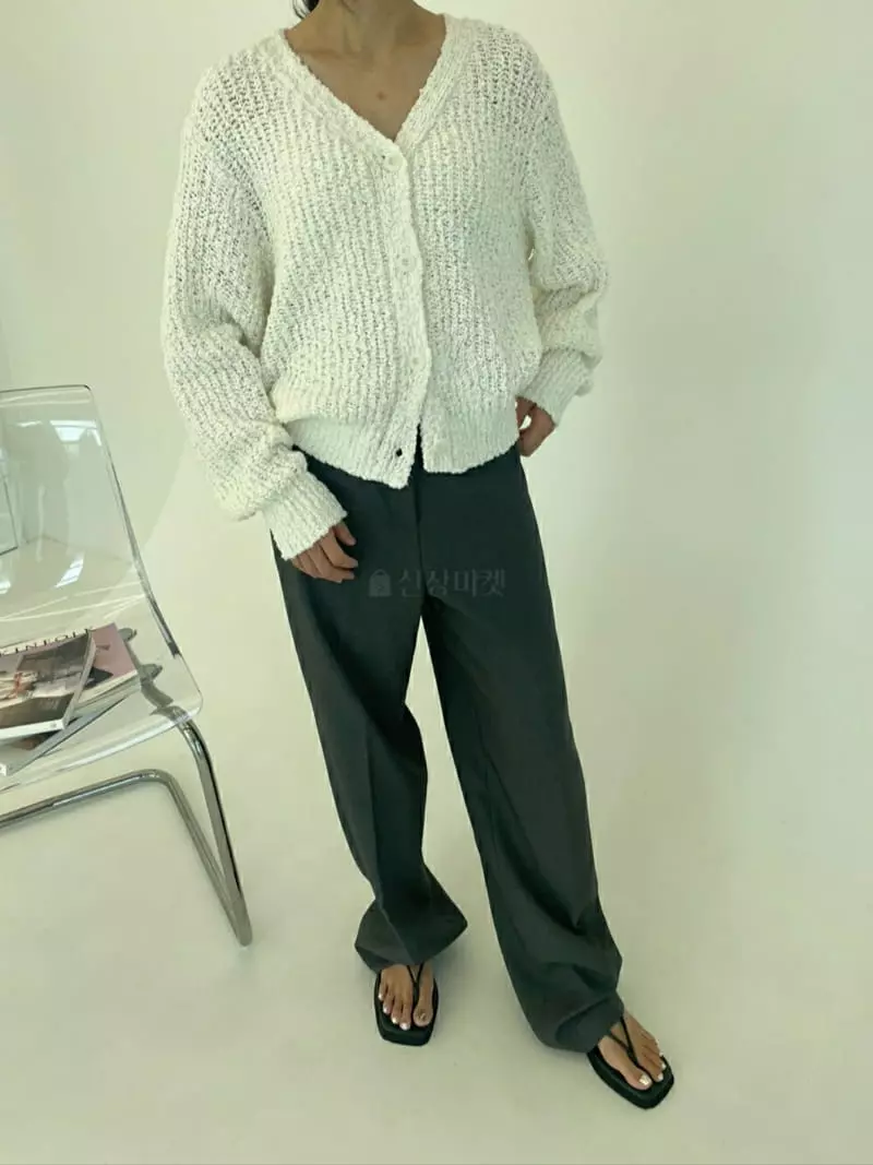 Ann Margret - Korean Women Fashion - #momslook - Button Cardigan