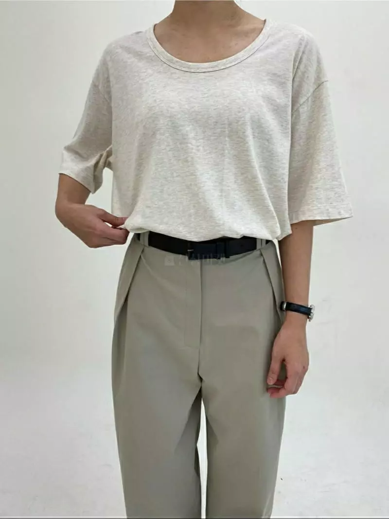 Ann Margret - Korean Women Fashion - #womensfashion - U Neck Tee - 4