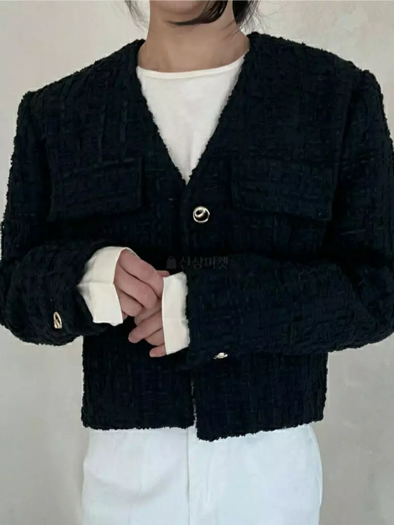 Ann Margret - Korean Women Fashion - #thelittlethings - Twid Short Jacket - 4