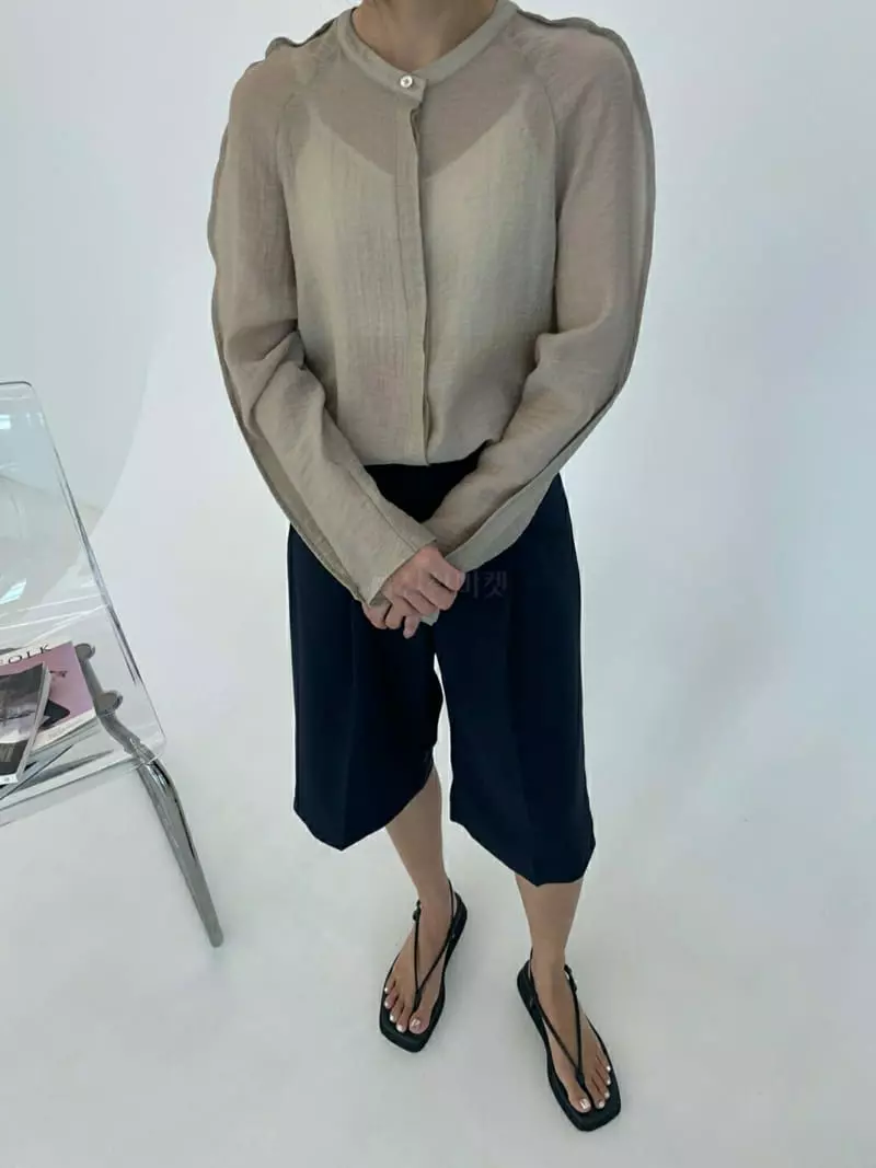 Ann Margret - Korean Women Fashion - #shopsmall - Floral Twill Blouse - 5