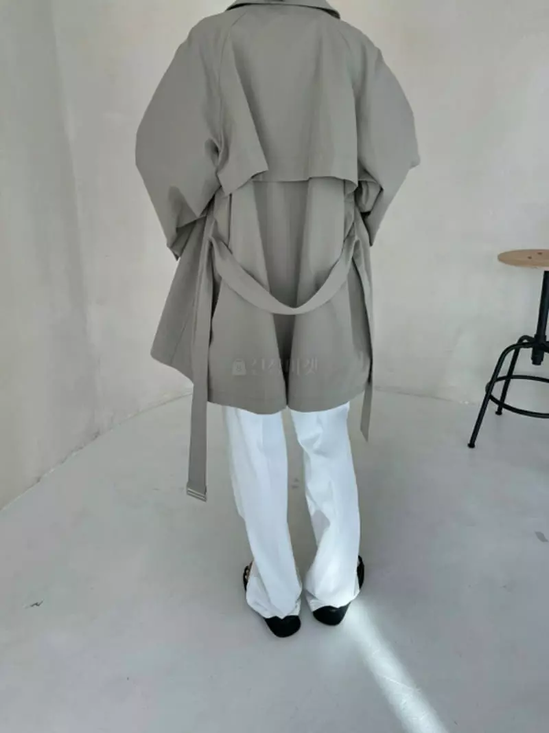 Ann Margret - Korean Women Fashion - #womensfashion - Cotton Trench - 2