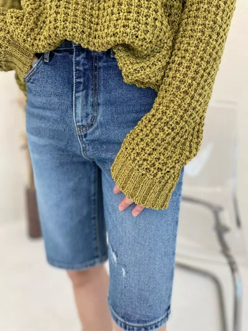 Ann Margret - Korean Women Fashion - #womensfashion - Half Jeans - 2