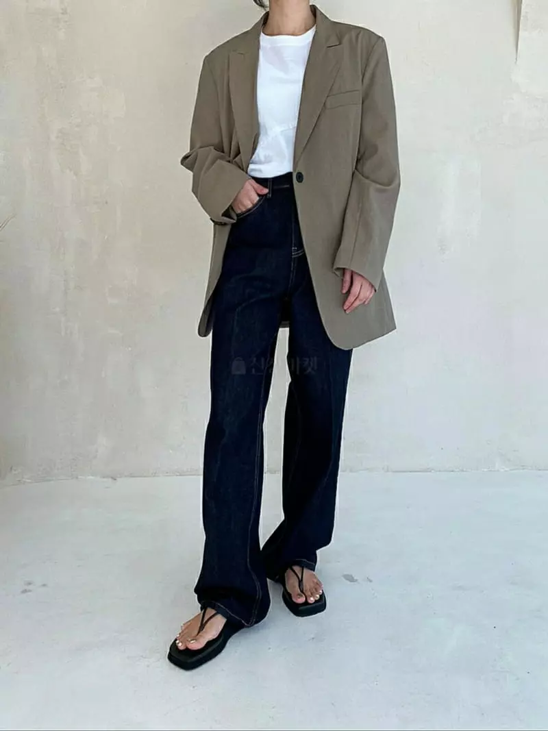 Ann Margret - Korean Women Fashion - #womensfashion - Non Pade Jeans - 3