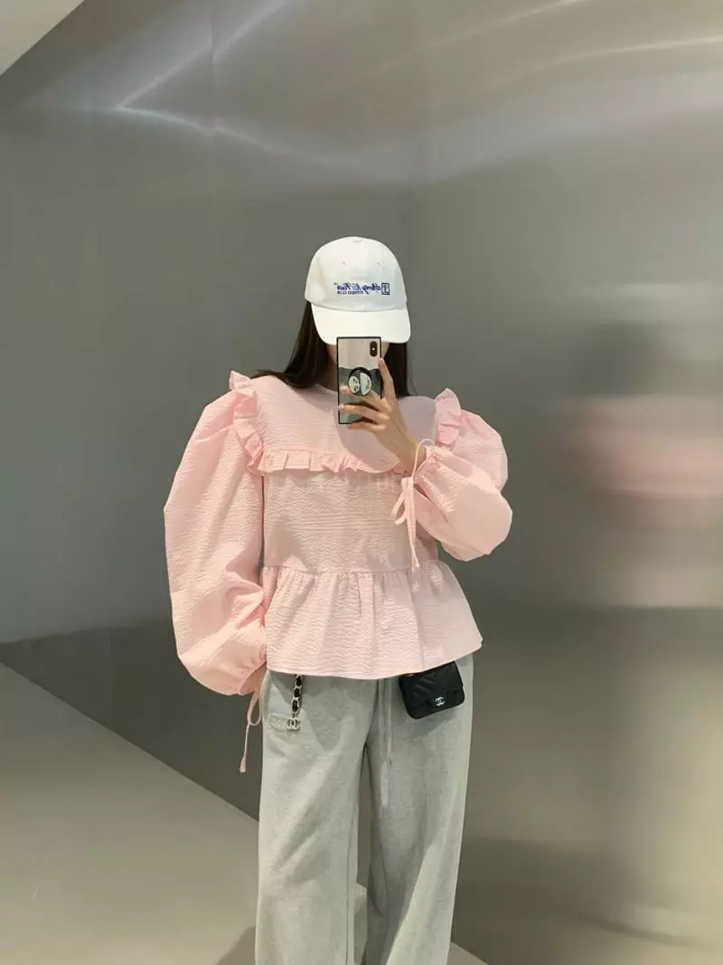 Another Avenue - Korean Women Fashion - #romanticstyle - Pastel Blouse - 4