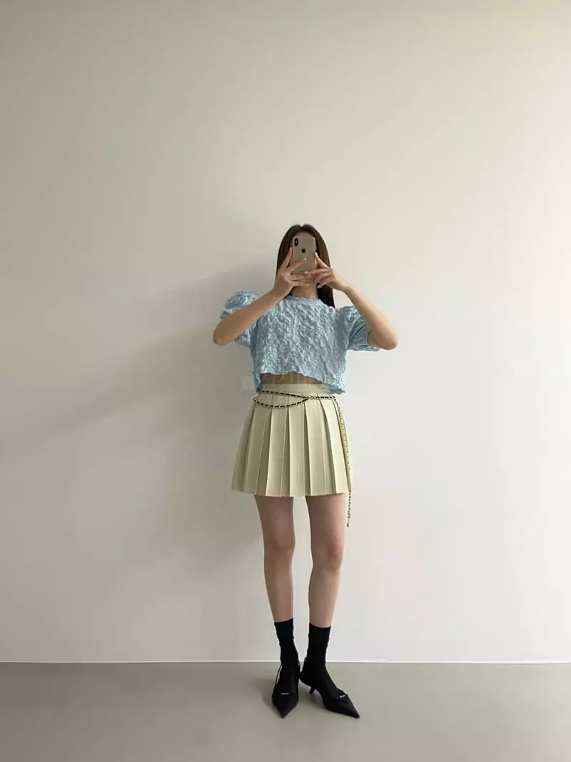 Another Avenue - Korean Women Fashion - #momslook - Bbogle Puff Tee - 4