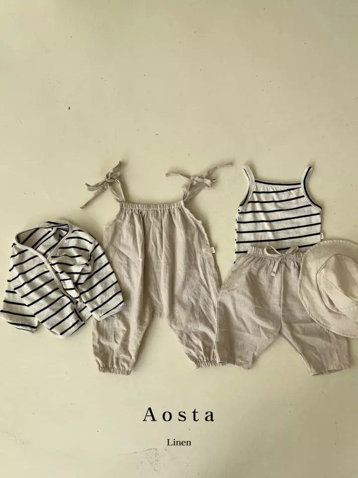 Aosta - Korean Children Fashion - #Kfashion4kids - Linen Sleeveless - 9