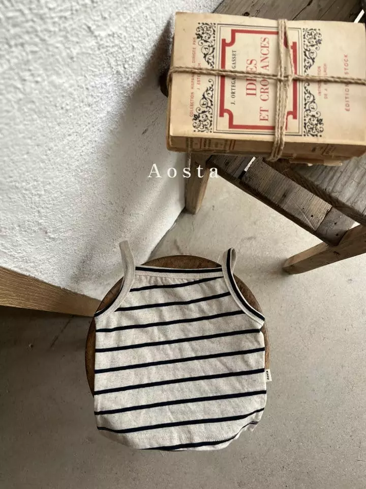 Aosta - Korean Children Fashion - #kidsstore - Linen Sleeveless - 7