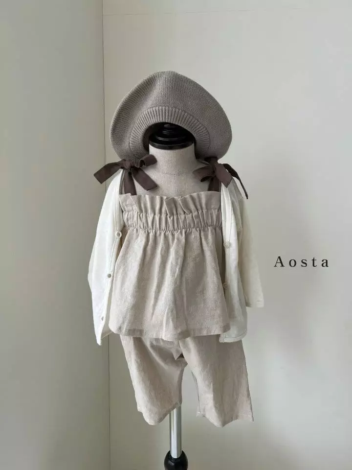 Aosta - Korean Children Fashion - #magicofchildhood - Linen Cardigan - 12