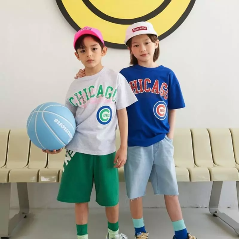 Apple Smile - Korean Children Fashion - #childofig - Chicago Tee - 2