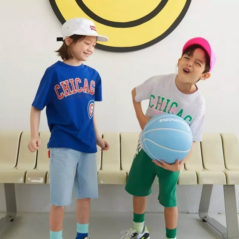 Apple Smile - Korean Children Fashion - #childofig - Chicago Tee - 3