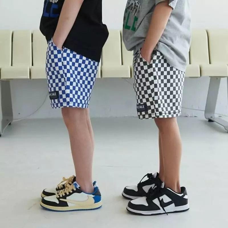 Apple Smile - Korean Children Fashion - #designkidswear - Check PANts - 2