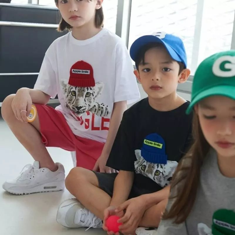Apple Smile - Korean Children Fashion - #designkidswear - Tiger Tee - 8