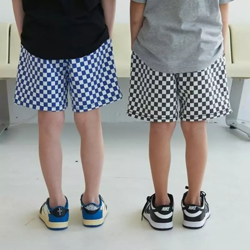 Apple Smile - Korean Children Fashion - #discoveringself - Check PANts - 4