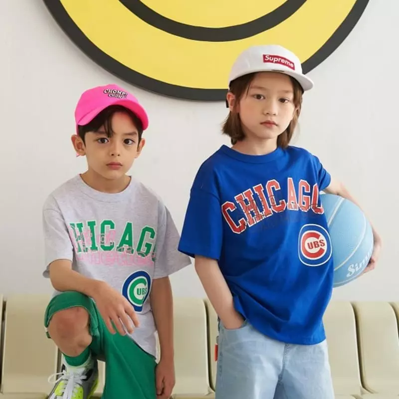 Apple Smile - Korean Children Fashion - #fashionkids - Chicago Tee - 7