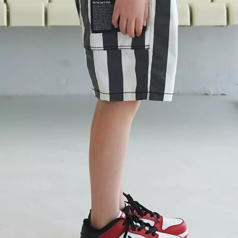 Apple Smile - Korean Children Fashion - #kidsstore - Stripes Pants - 3