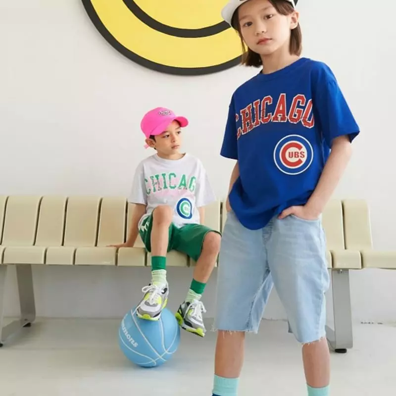Apple Smile - Korean Children Fashion - #kidsstore - Chicago Tee - 9