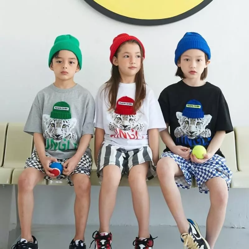 Apple Smile - Korean Children Fashion - #magicofchildhood - Tiger Tee - 2