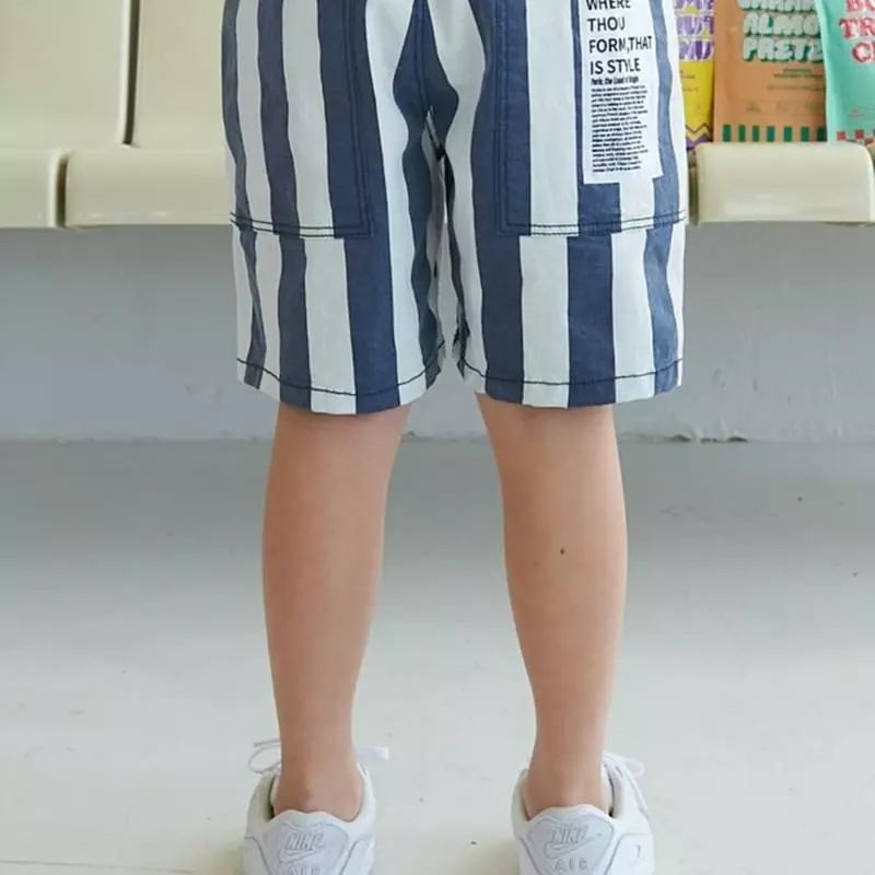 Apple Smile - Korean Children Fashion - #minifashionista - Stripes Pants - 8
