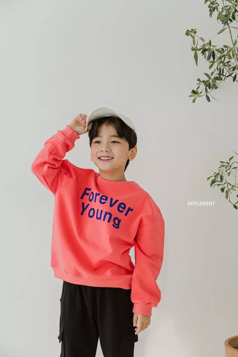 Applemint - Korean Children Fashion - #Kfashion4kids - Forever Young Sweatshirt - 3