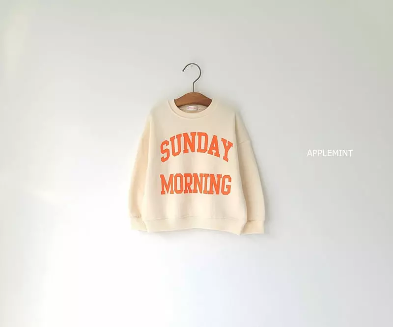 Applemint - Korean Children Fashion - #Kfashion4kids - Sunday Morning Sweatshirt - 8