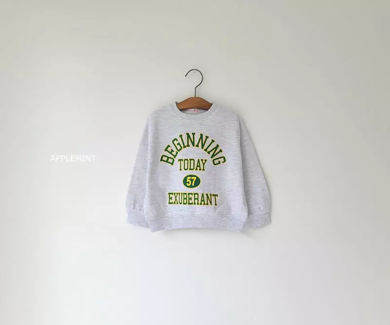 Applemint - Korean Children Fashion - #Kfashion4kids - Beginning Sweatshirt - 6